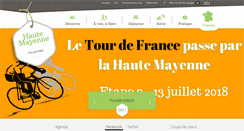 Desktop Screenshot of hautemayenne-tourisme.com