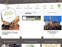 Tablet Screenshot of hautemayenne-tourisme.com